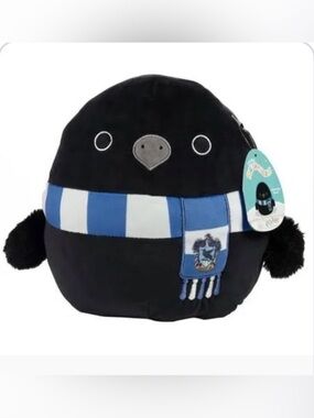 Squishmallows Harry Potter Ravenclaw Raven Black Bird 10” stuffed plushie New